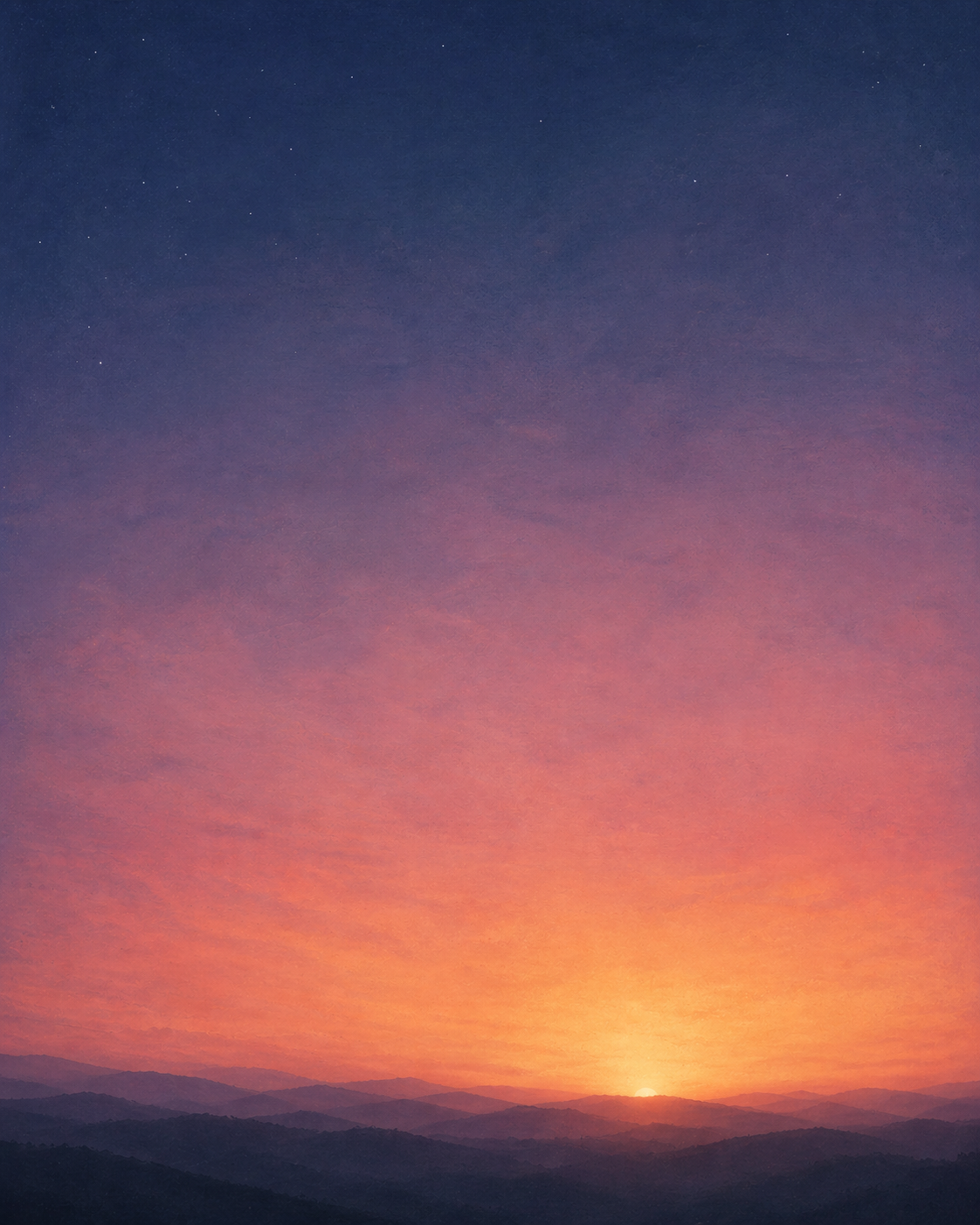 Dawn — the moment night transitions to morning, when the body is meant to wake on its own